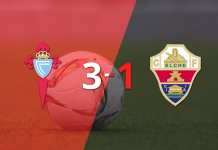 LaLiga EA Sports: Celta fue más y venció por 3 a 1 a Elche