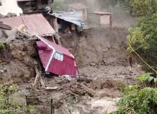 Huayco colapsa una vivienda y afecta a pobladores de Huayllabamba- camino inca Machupicchu